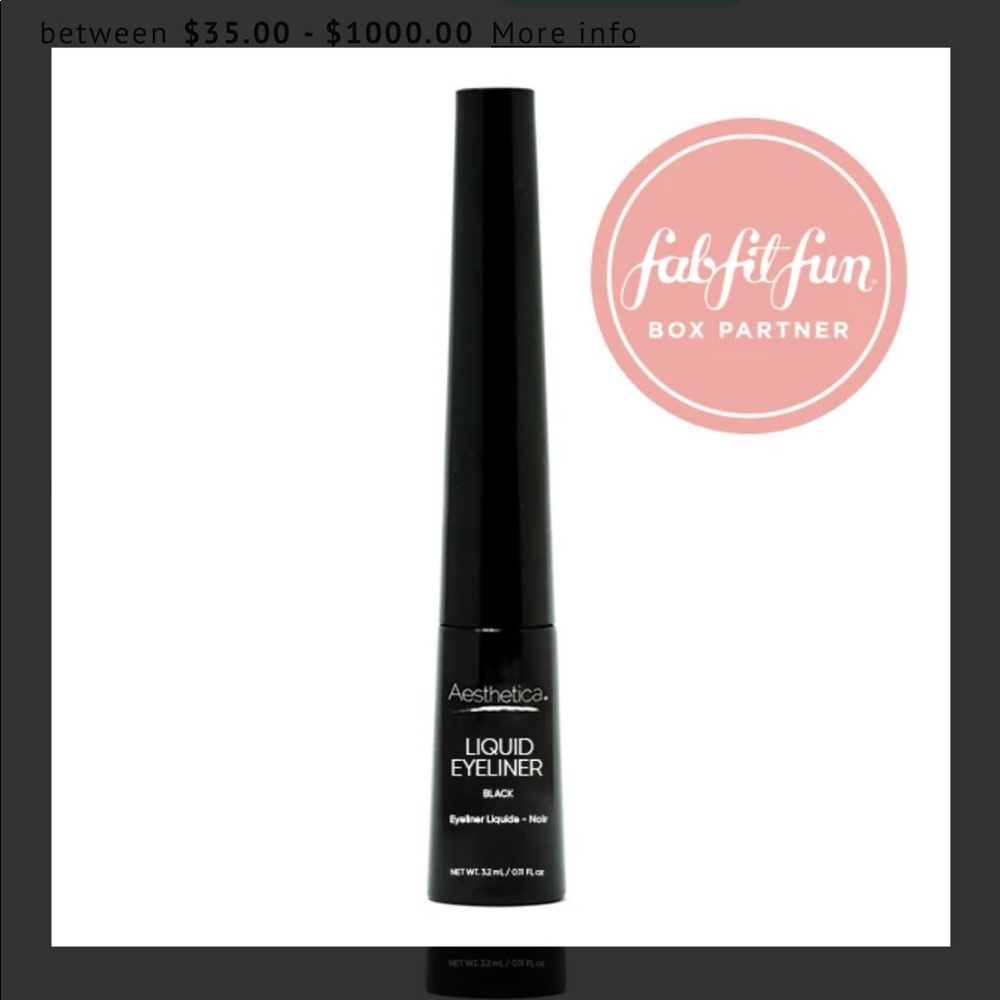 Aesthetica | Liquid Eye Liner NEW FabFitFun